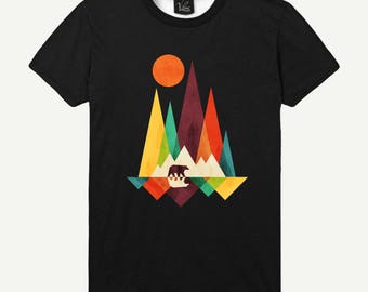 Mountain t shirt | Etsy