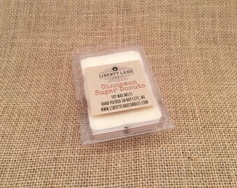 Candle Melts, Wax Cubes, Cinnamon Sugar, Donut Candle, Bakery Candle, Vanilla Melts, Vanilla Scent, Gift for Anyone, Gift Idea, Tart Warmer