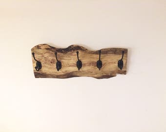 Rustic coat rack | Etsy