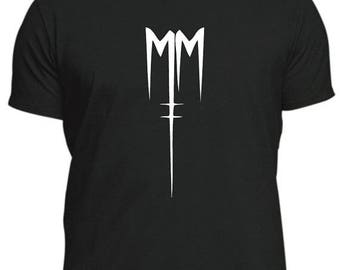 Autumn 10% off like MARILYN MANSON MM T-Shirt, new male or female, different colours, music tee