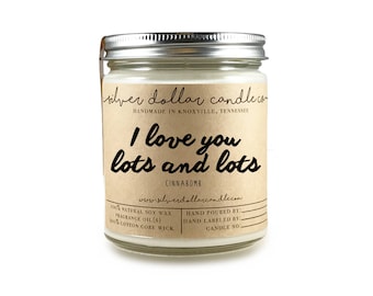 8oz Scented Candle Gift, Gift for Her, Gift for Mom, I Love You Candle, Mom Birthday, wife gifts, girlfriend gift, anniversary gift