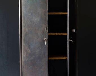 Vintage, industrial locker or cupboard