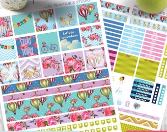 Mini Happy Planner, August Planner Stickers Printable, Vintage Kit Mini Happy planner, Weekly Kit,Printable Sampler,Instant download
