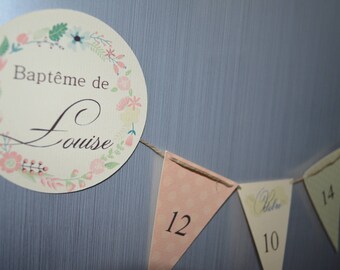 Save the date banner magnet