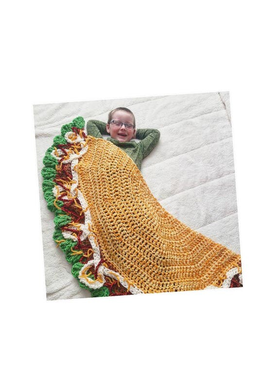 Deluxe Taco Blanket blankets for kids graduation gift