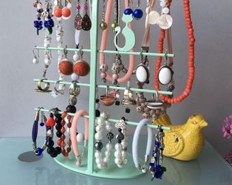 Jewelry Holder Stand, Earring and rings Organizer, Necklace Holder, Jewelry Display, Earring Holder