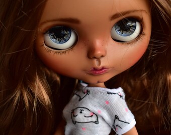 OOAK Blythe doll, Zara Custom art blythe doll by janasOOAKblytheDolls, dolls
