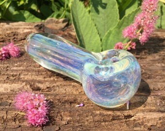 High Tide Glass Pipe ~ Spoon Pipe ~ Tobacco Pipe ~ Handmade by Linny Lou Lampworks