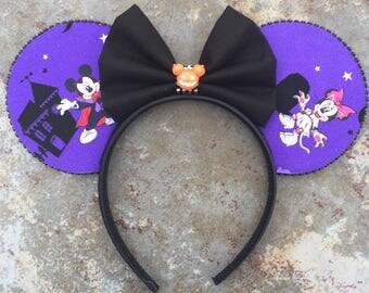 Halloween Mickey ears, Halloween Minnie ears, Boo to You Mickey, halloween