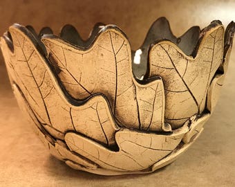 Small Oak Leaf Bowl 153