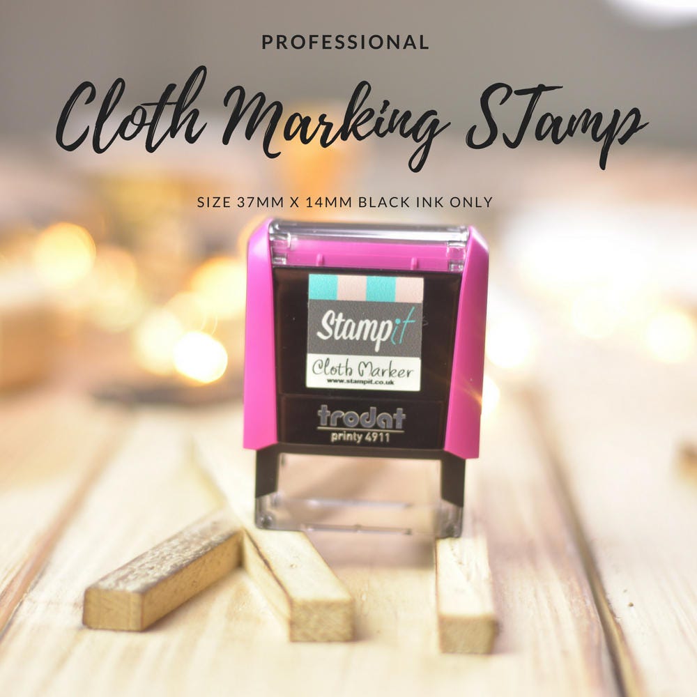 Custom logo stamp for fabric