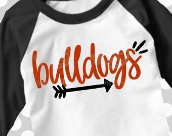 Bulldogs svg, SVG, DxF, EpS, Cut file, arrow svg, Bulldogs, shortsandlemons, SVG Sayings, football svg, football sister svg, football mom