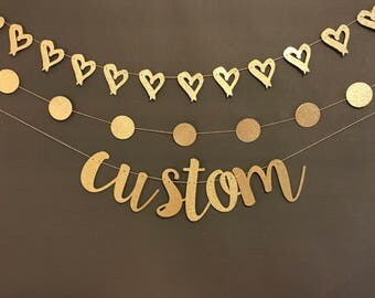 Birthday Banners, Custom Banner, Bachelorette Party Decoration, Birthday Party Banners, Wedding Banners, Photo Booth Prop