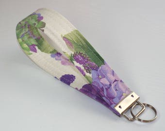 Wristlet Key Chain Key Fob, Fabric Key Fob Wristlet Key Fob, JenniferAndMandy, Fabric Key Chain, Wristlet Keychain Fabric Keychain, Keychain