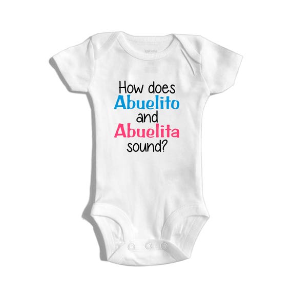 Spanish pregnancy announcement Grandparents pregnancy