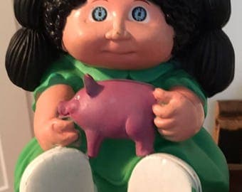 1983 Cabbage Patch Kid Piggy Bank - Vintage