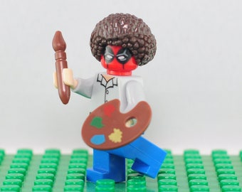 deadpool bob ross lego
