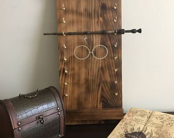 Harry Potter Themed Wand Display, Wand Stand