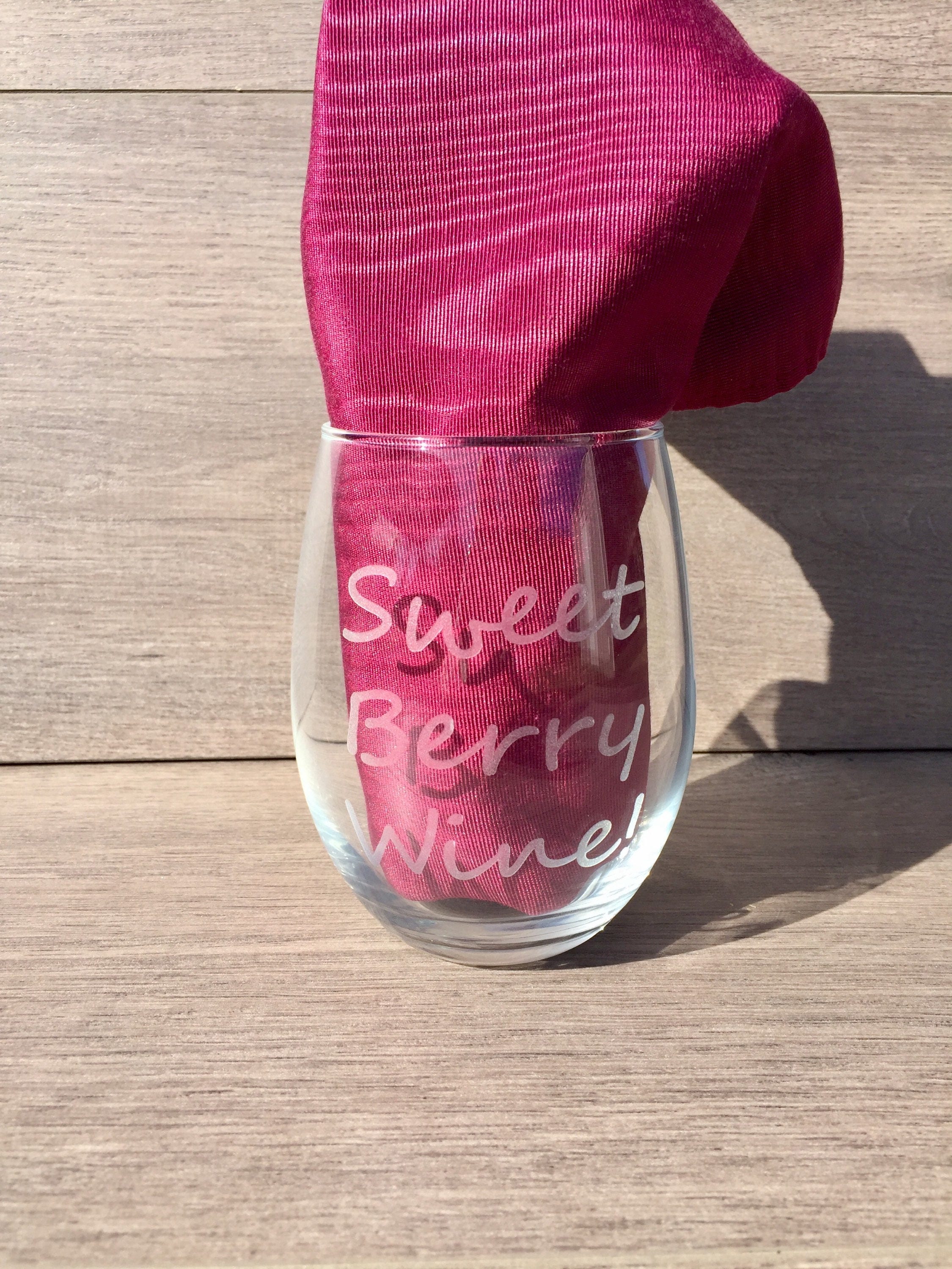 Laser Engraved Stemless Wine Glass Laser Etched Stemless 4847