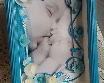 decorative photo frame: Spring sky