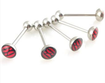69 Logo Tongue Ring