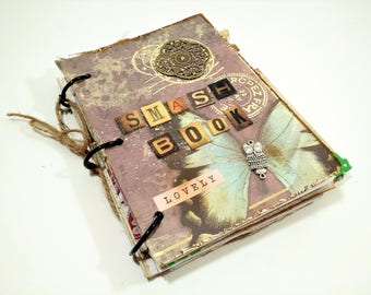 Custom Scrapbook, Junk Journal, Smashbook, Premade Scrapbook, Smash book, Memory Book, Travel Album, Personalized Album, Travel Gift