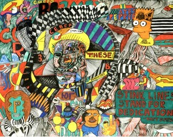 These Stink Lines Stand for Dedication - Digital Print