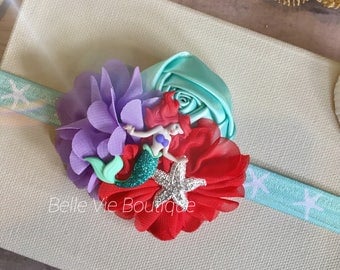 Mermaid Headbands, mermaid bows, summer bows, summer Headbands, baby bows, baby Headbands, infant bows, infant headbands, girls bows,