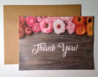 Wooden thank you | Etsy