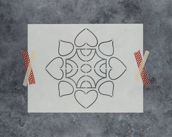 Rangoli Stencil - Reusable DIY Craft Stencils of a Rangoli Pattern