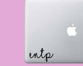 ENTP Decal Sticker - Myers-Briggs Decal - Laptop Decal - Laptop Sticker - Macbook Sticker - Vinyl Sticker - Car Decal - iPad Decal