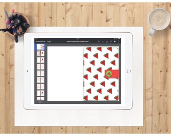 50% OFF Water melon Digital planner with hyperlinks INSTANT DOWNLOAD