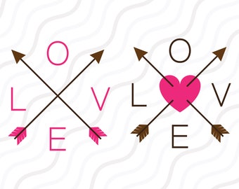Love arrow | Etsy
