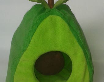 Avocado hedgehog house bed small animal giunea pig