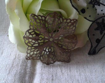 set of 5 floral filigree prints