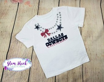 Dallas cowboys toddler shirt, cowboys cheerleader shirt, toddler football shirt