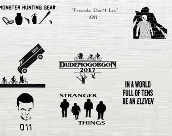 stranger things SVG cutting file , stranger things svg, dxf cameo, silhouette svg cutfiles, svg,cricut, cameo, cricut,silhouette