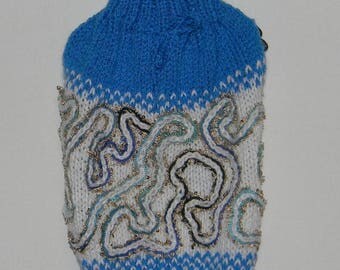 dog, dog clothes Chinese, dog sweater hand knitted