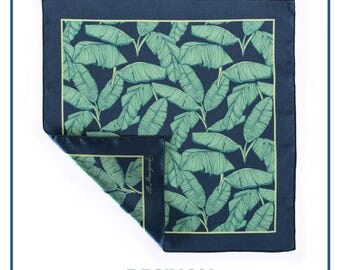Pocket square "Palm leafs"