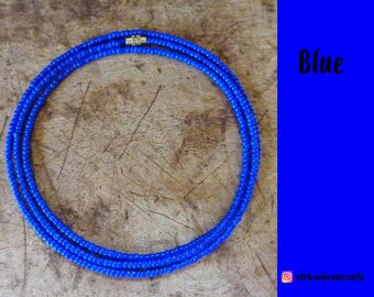 Blue - Waist Beads - Belly Chain - Belly Beads - African Waist Beads
