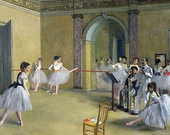 Dance Foyer at the Opera Cross Stitch Pattern***LOOK***