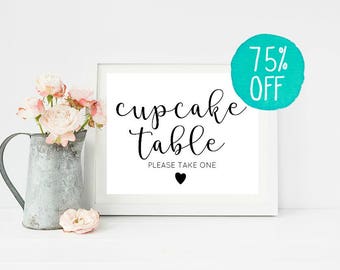 Cupcake Sign, Cupcake Table, Cupcake Wedding, Cupcake Toppers, Cupcake Stand, Cupcake Liners, Cupcake Boxes, Wedding Sign, Wedding Signs