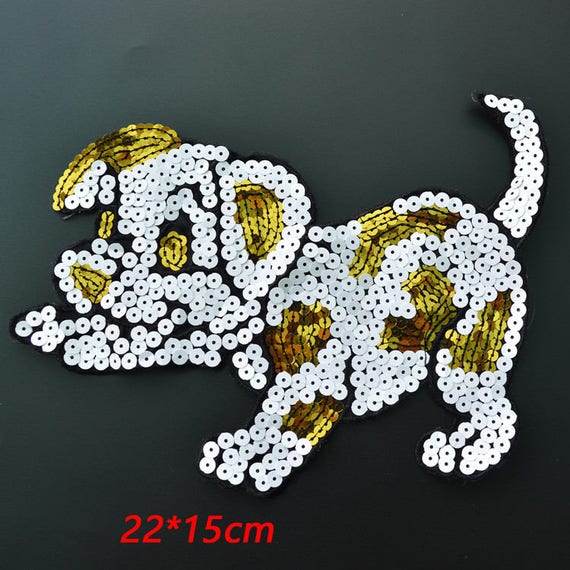 sequin dog teddy