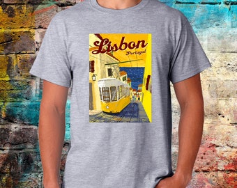 Lisbon Shirt, Lisbon, Portugal, Lisbon TShirt, Lisbon Gift, Lisbon Tee, Lisbon, Portugal Shirt, Portugese Art, Lisboa