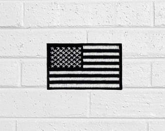 American Flag Patch - Sign Patch - Iron On Patches - Patches for Jackets, Jeans , Cap - Cool Badge Size 8 cm (W) x 4.8 cm (H)