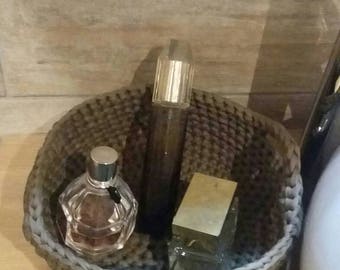 Khaki color storage basket