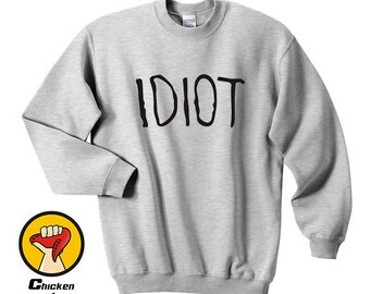 IDIOT Shirt Michael Clifford 5 Seconds Of Summer 5Sos Band Fan tshirt Top Crewneck Sweatshirt Unisex More Colors XS - 2XL