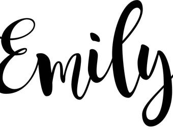 Name decal - personalized sticker - Name sticker - custom vinyl decal - Name decal vinyl - monogram stickers - laptop name - decal phone