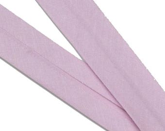 Organic cotton bias. Lavender ice · Préplié · 50 cm