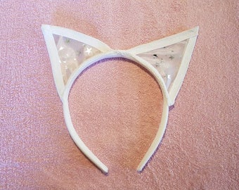 Headband, cat ears headband.